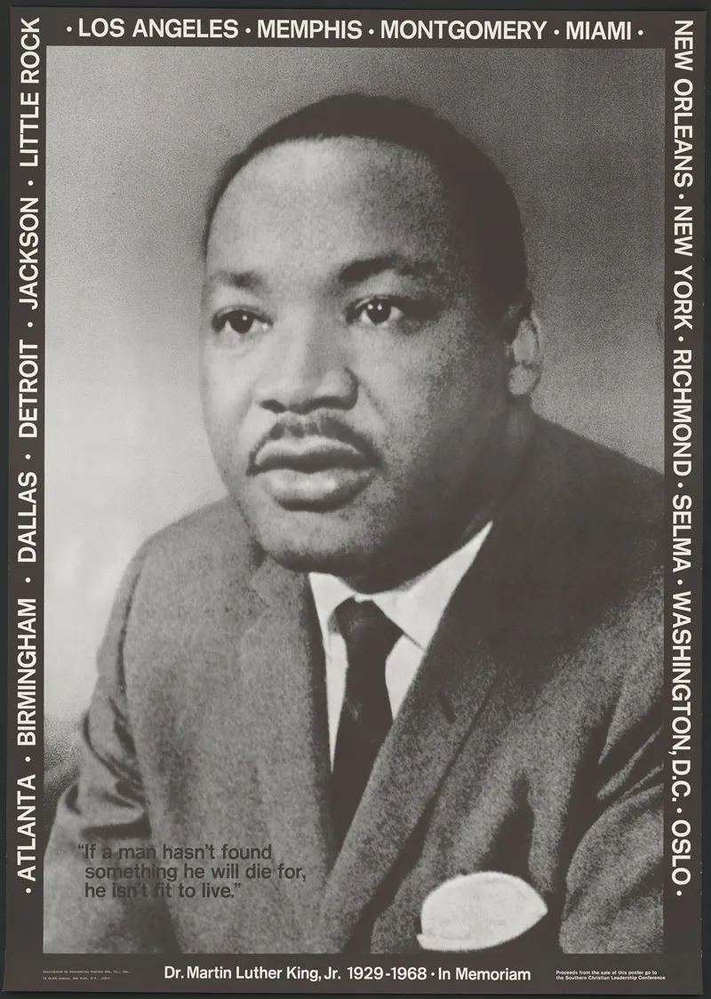 Dr Martin Luther King Jr 1929 1968 In Memoriam
