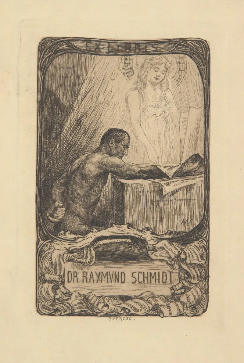 Dr Raymund Schmidt 1853 1933 Ekslibris 2