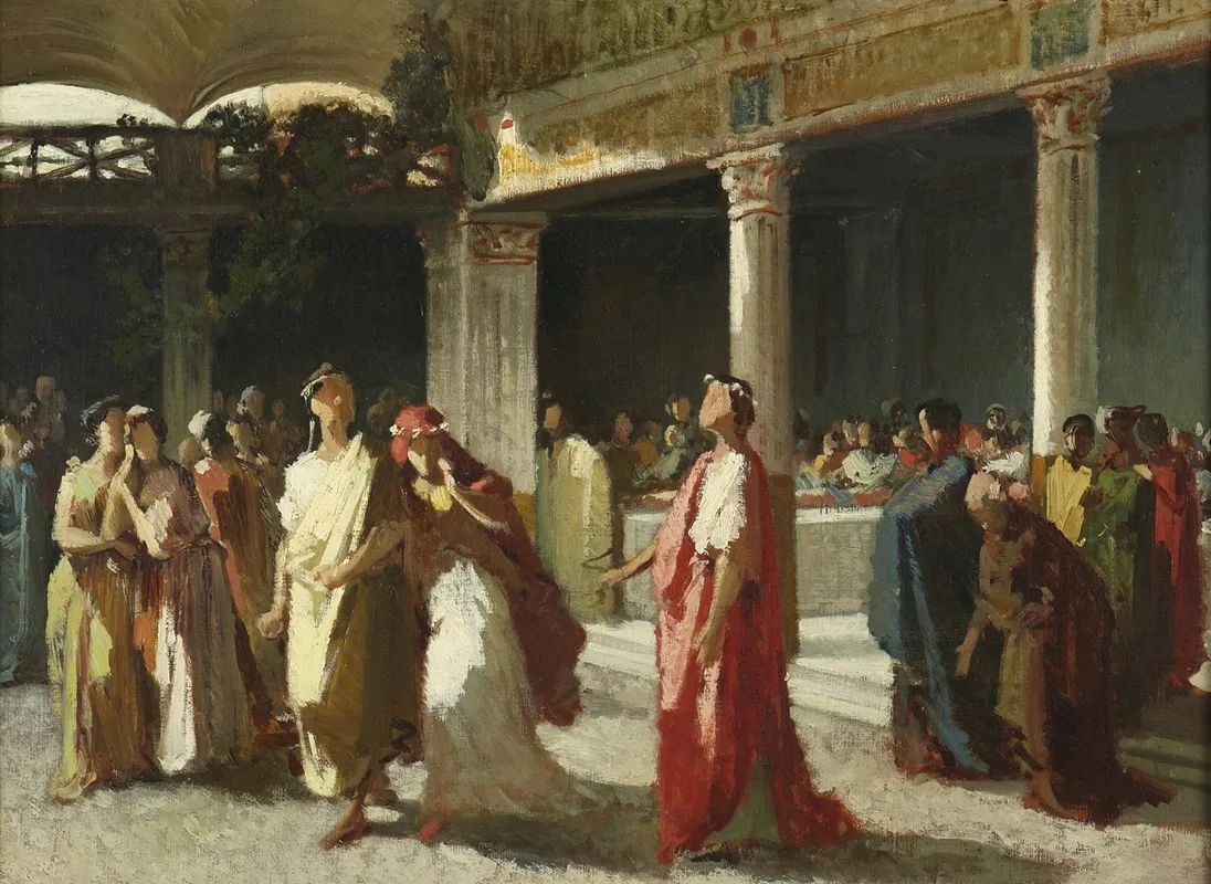 Dramatic Scene In A Court 2