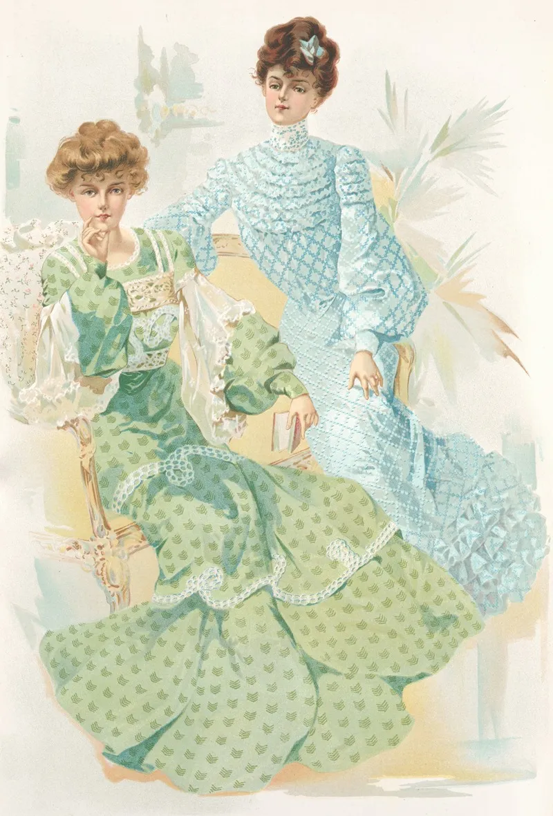 Drap De Trois Wall Art by H. B. Claflin - High-Resolution Digital Print
