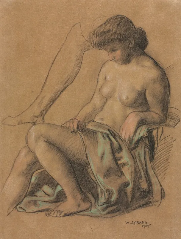 Draped Figure Seated