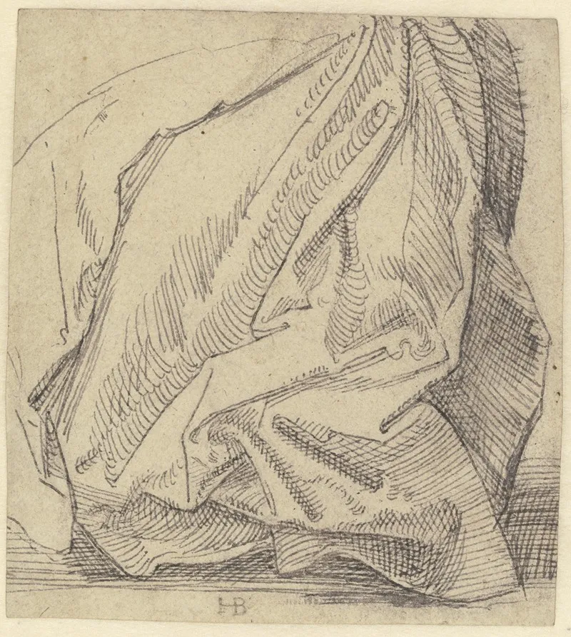 Draperiestudie Nach Einem Rock