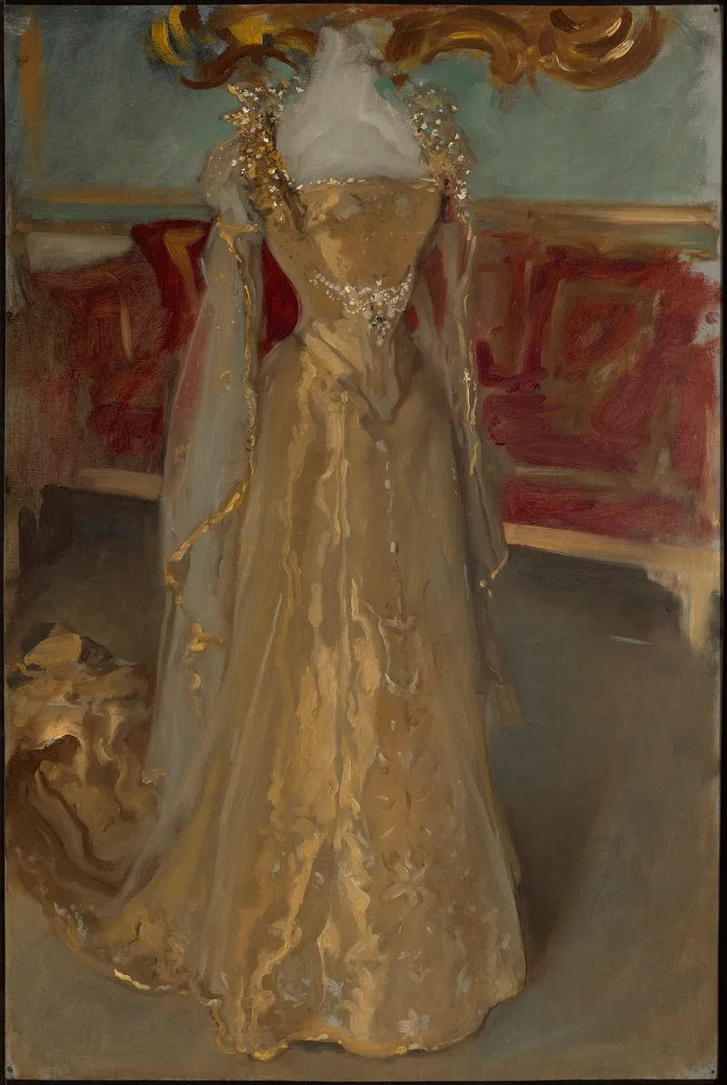 Drapery Study Of Queen Alexandras Dress For The Coronation Of King Edward Vii