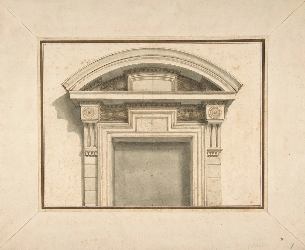 Drawing For A Door Frame Wall Art by Lorenzo Sarti - High-Resolution Digital Print