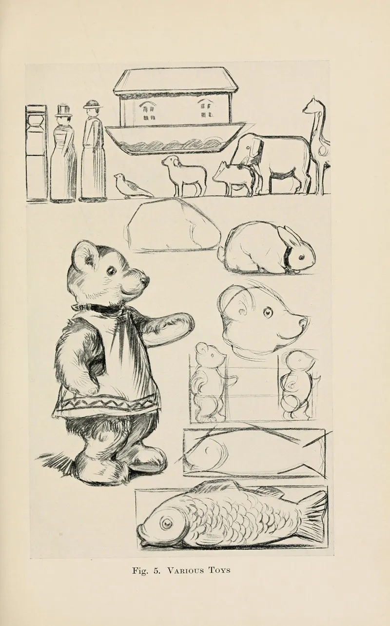 Drawing For Beginners Pl 04 Wall Art by Dorothy Furniss - High-Resolution Digital Print