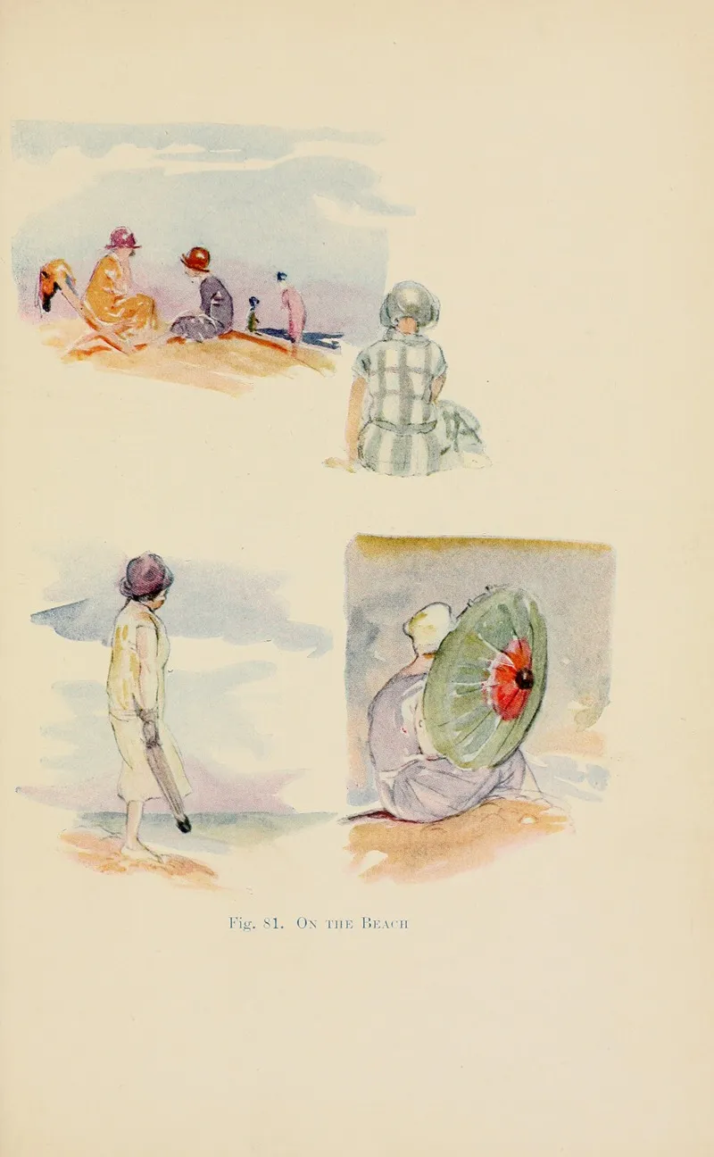Drawing For Beginners Pl 34 Wall Art by Dorothy Furniss - High-Resolution Digital Print