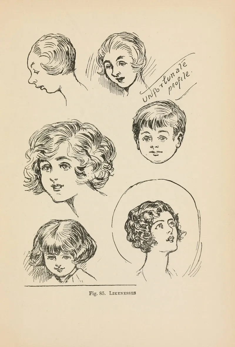 Drawing For Beginners Pl 36 Wall Art by Dorothy Furniss - High-Resolution Digital Print