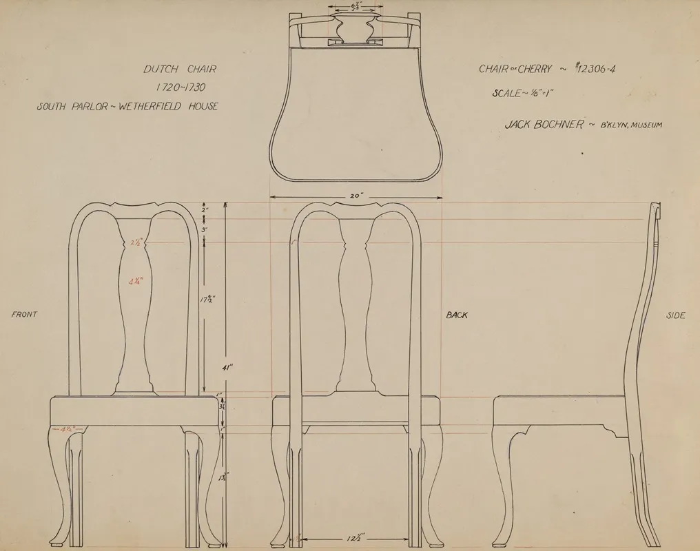 Drawing For Chair