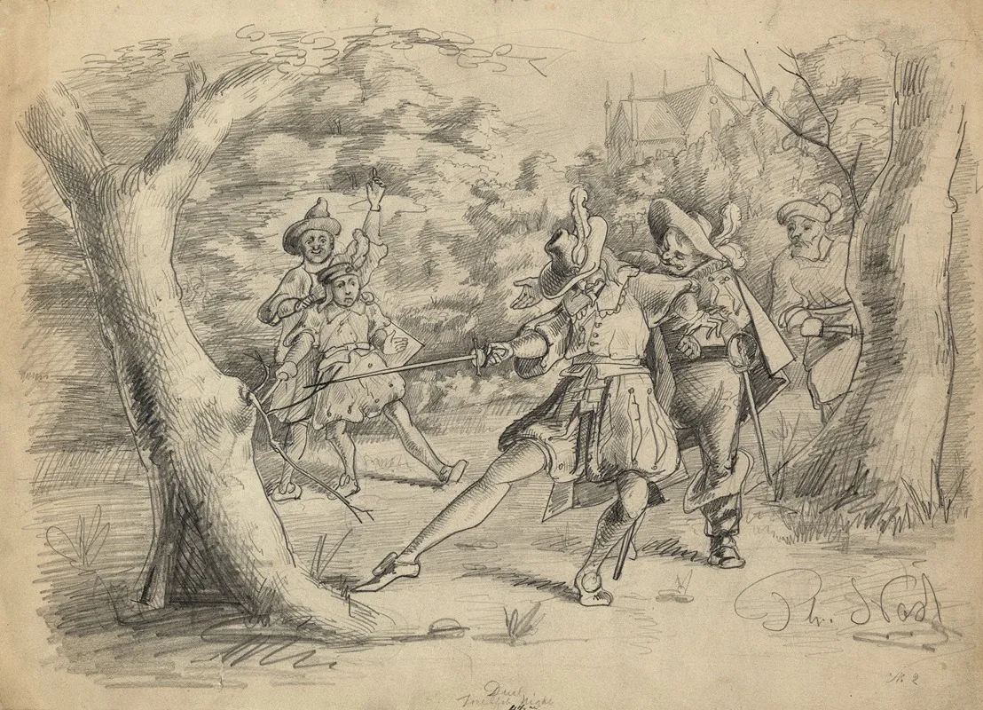 Drawing Illustrating Twelfth Night 3