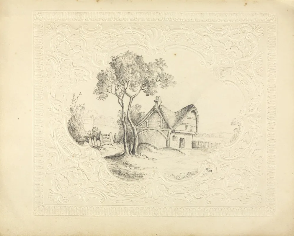 Drawing Of A House Wall Art by James G. Jones - High-Resolution Digital Print