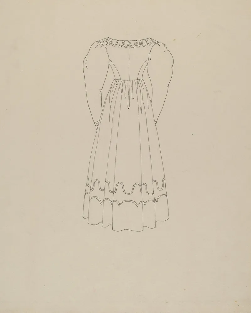 Dress 127 Wall Art by Julia Boyd - High-Resolution Digital Print