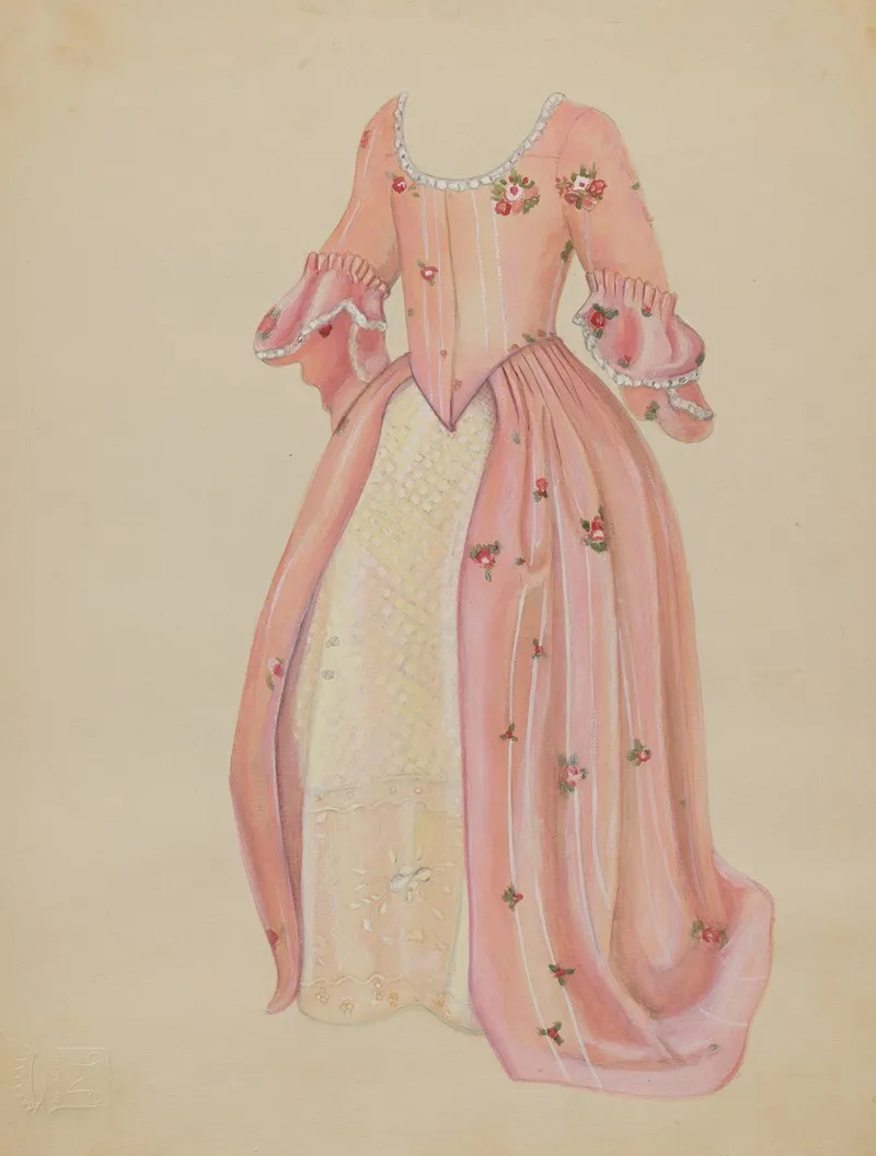 Dress 31 Wall Art by Charles Criswell - High-Resolution Digital Print