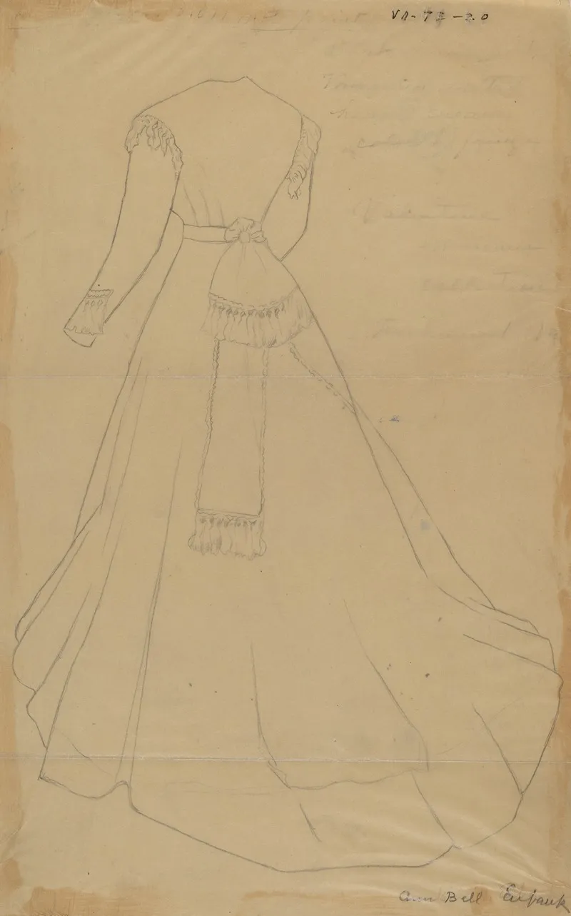 Dress 8 Wall Art by Ann Belle N. Eubank - High-Resolution Digital Print