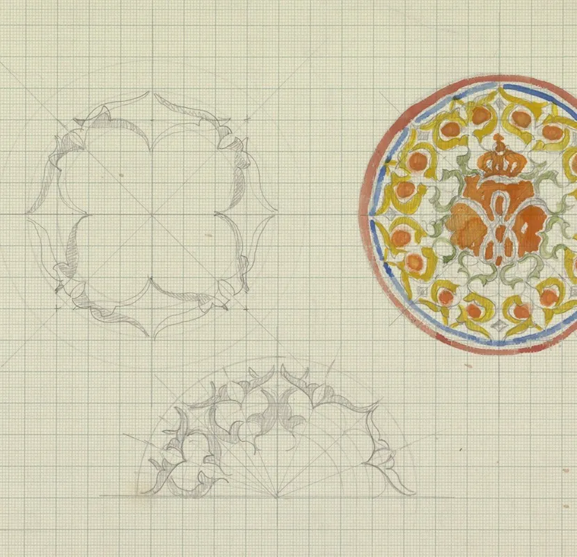 Drie Ontwerpen Voor Een Bord