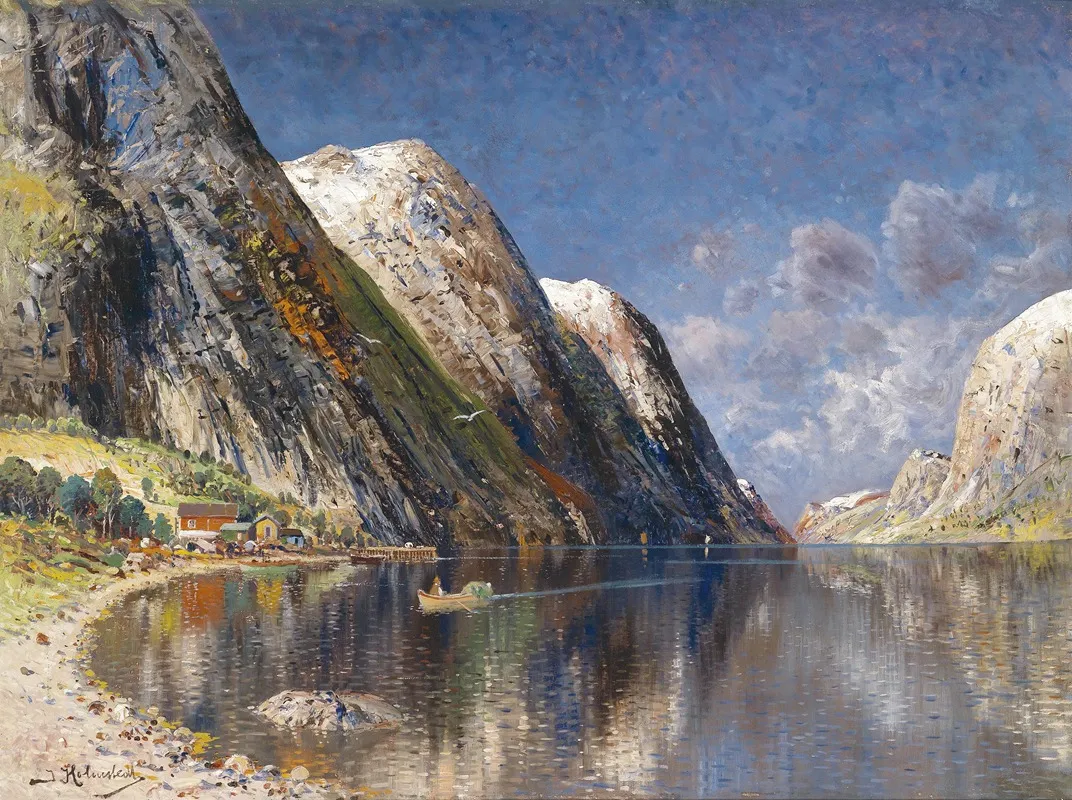 Drontheim Fjord Wall Art by Karl Kaufmann - High-Resolution Digital Print