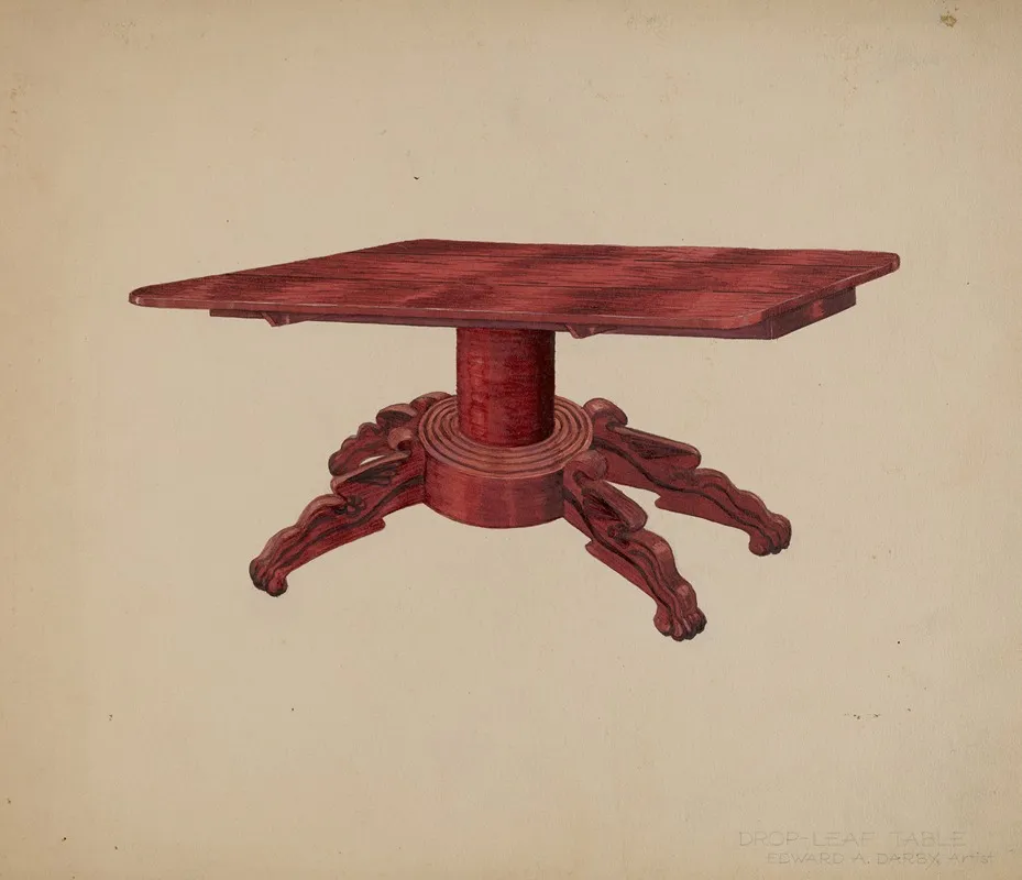 Drop Leaf Table 6