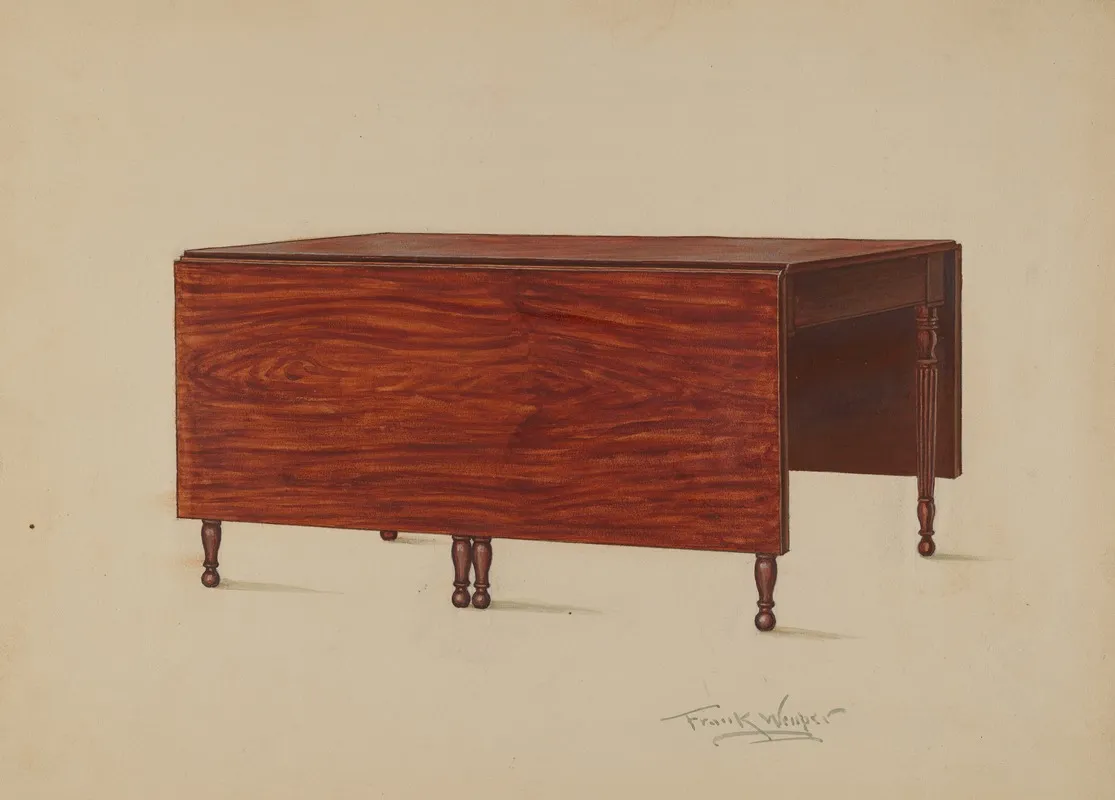 Drop Leaf Table 7