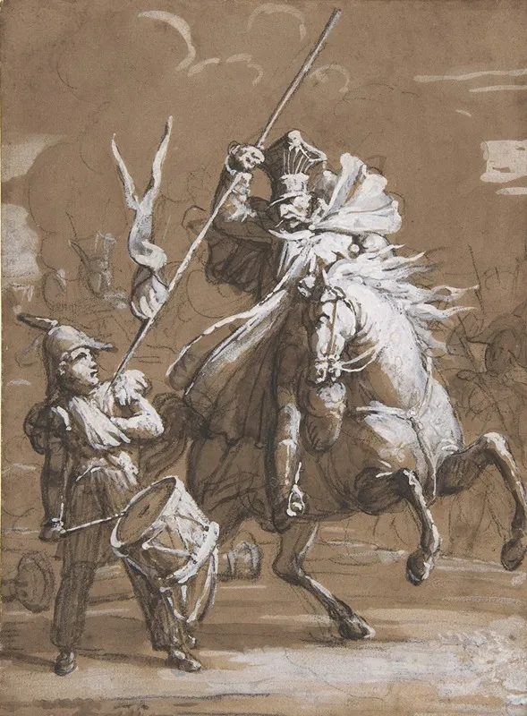 Drummer Boy Attacked By A Cossack
