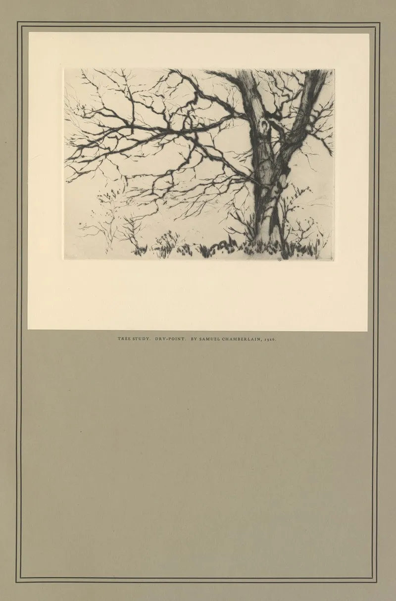 Dry Point Wall Art by Louis Arthur Holman - High-Resolution Digital Print