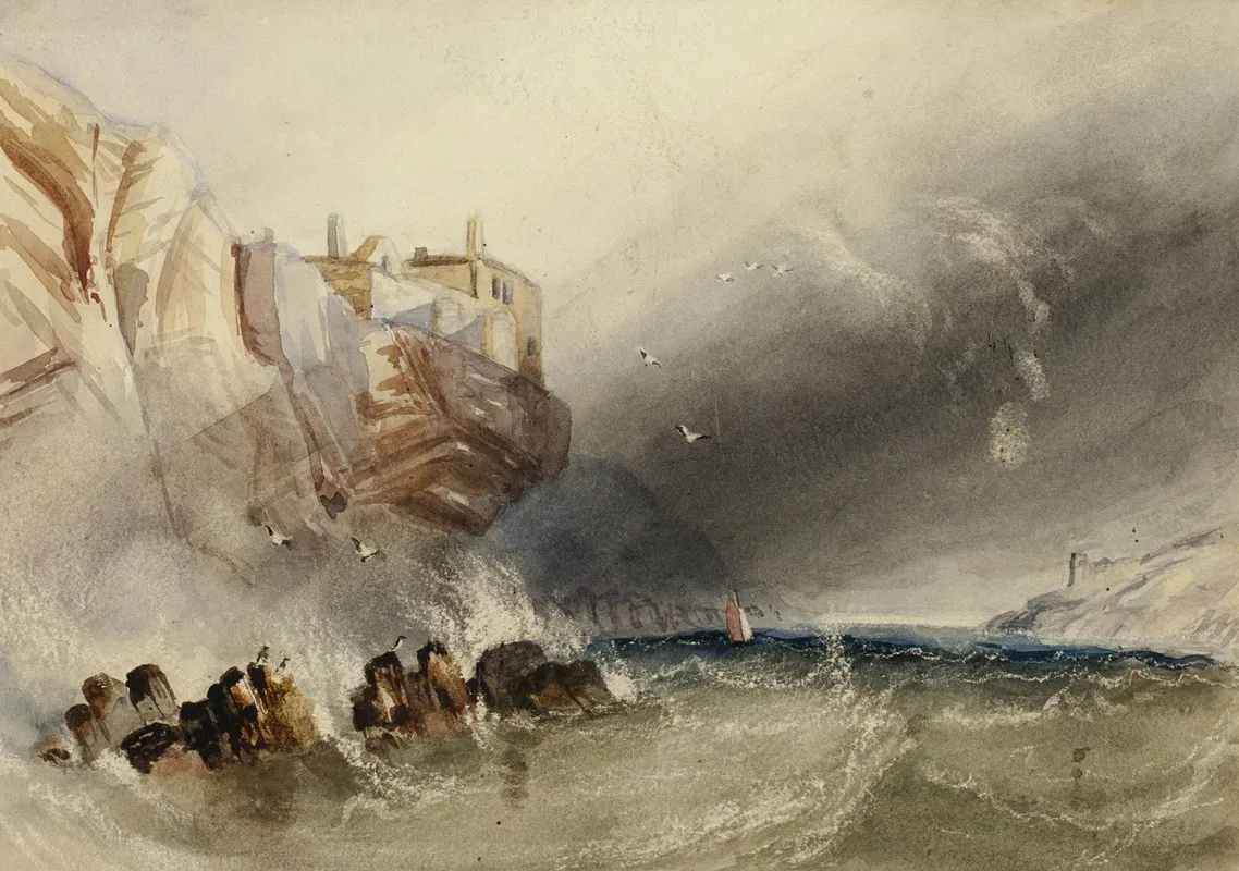 Duanle Castle Wall Art by Circle of Henry Barlow Carter - High-Resolution Digital Print