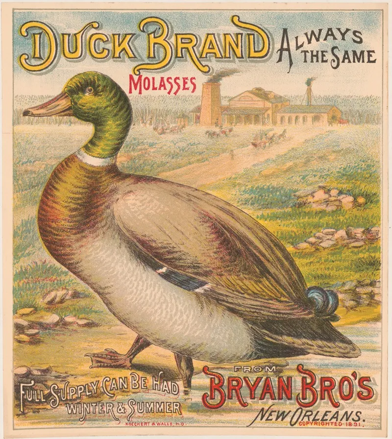 Duck Brand Molasses Bryan Bros New Orleans Wall Art by Koeckert &amp; Walle - High-Resolution Digital Print