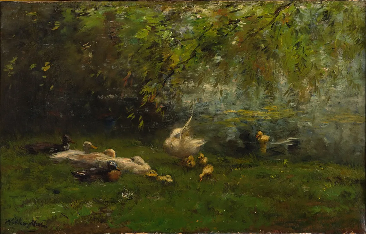 Duck Heaven Wall Art by Willem Maris - High-Resolution Digital Print