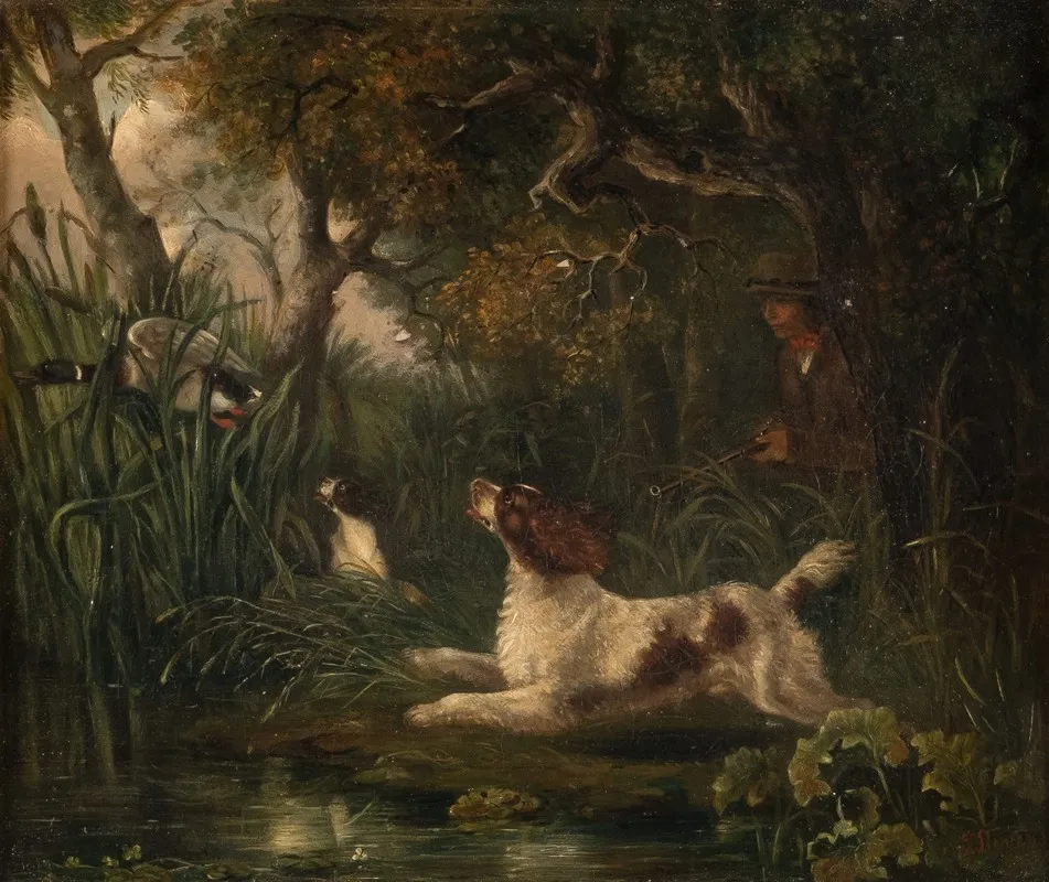 Duck Hunting 2 Wall Art by George Stevens - High-Resolution Digital Print