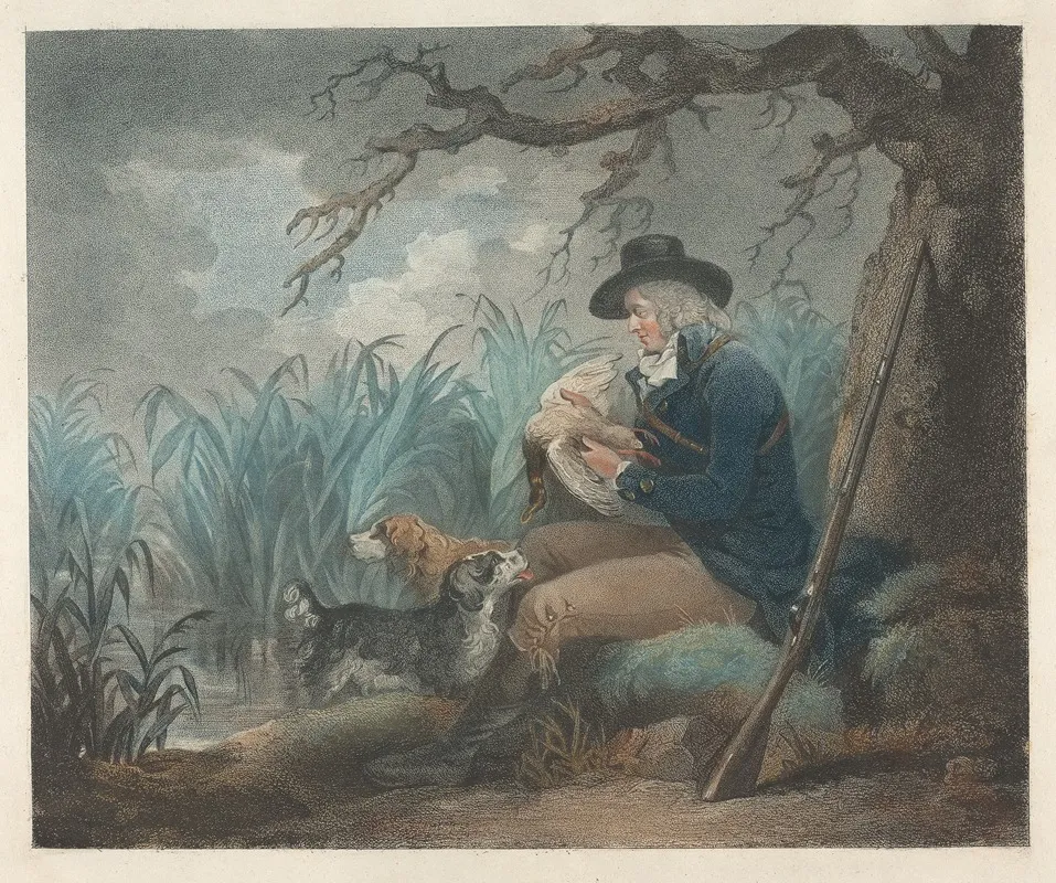 Duck Shooting 5 Wall Art by George Morland - High-Resolution Digital Print