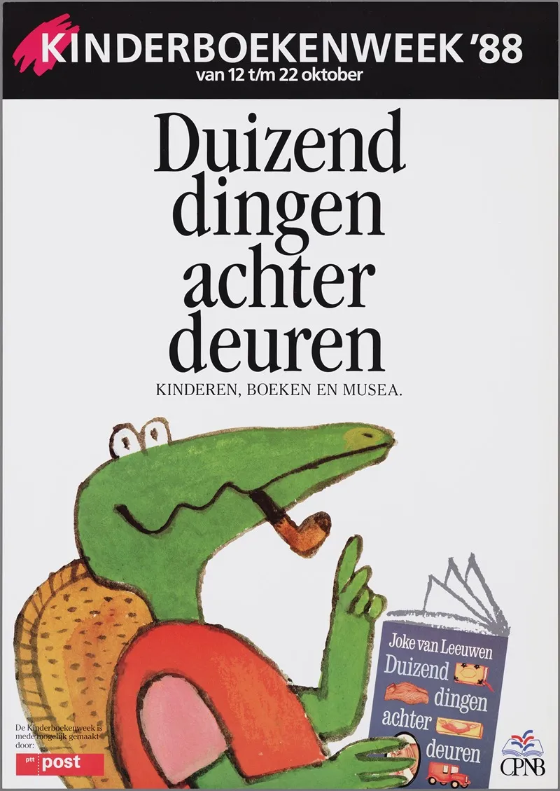 Duizend Dingen Achter Deuren Kinderen Boeken En Musea Wall Art by Max Velthuijs - High-Resolution Digital Print