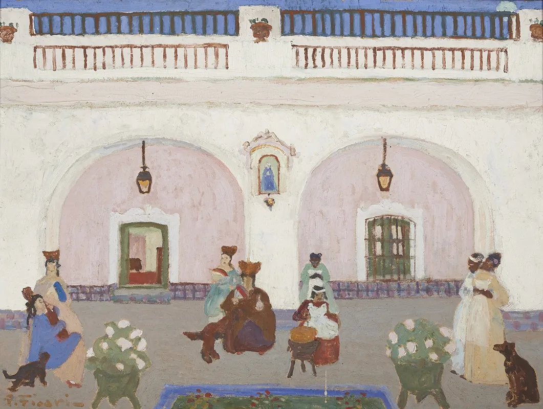 Dulce De Membrillo Wall Art by Pedro Figari - High-Resolution Digital Print