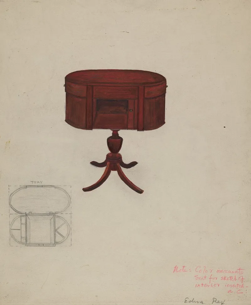 Duncan Phyfe Sewing Cabinet