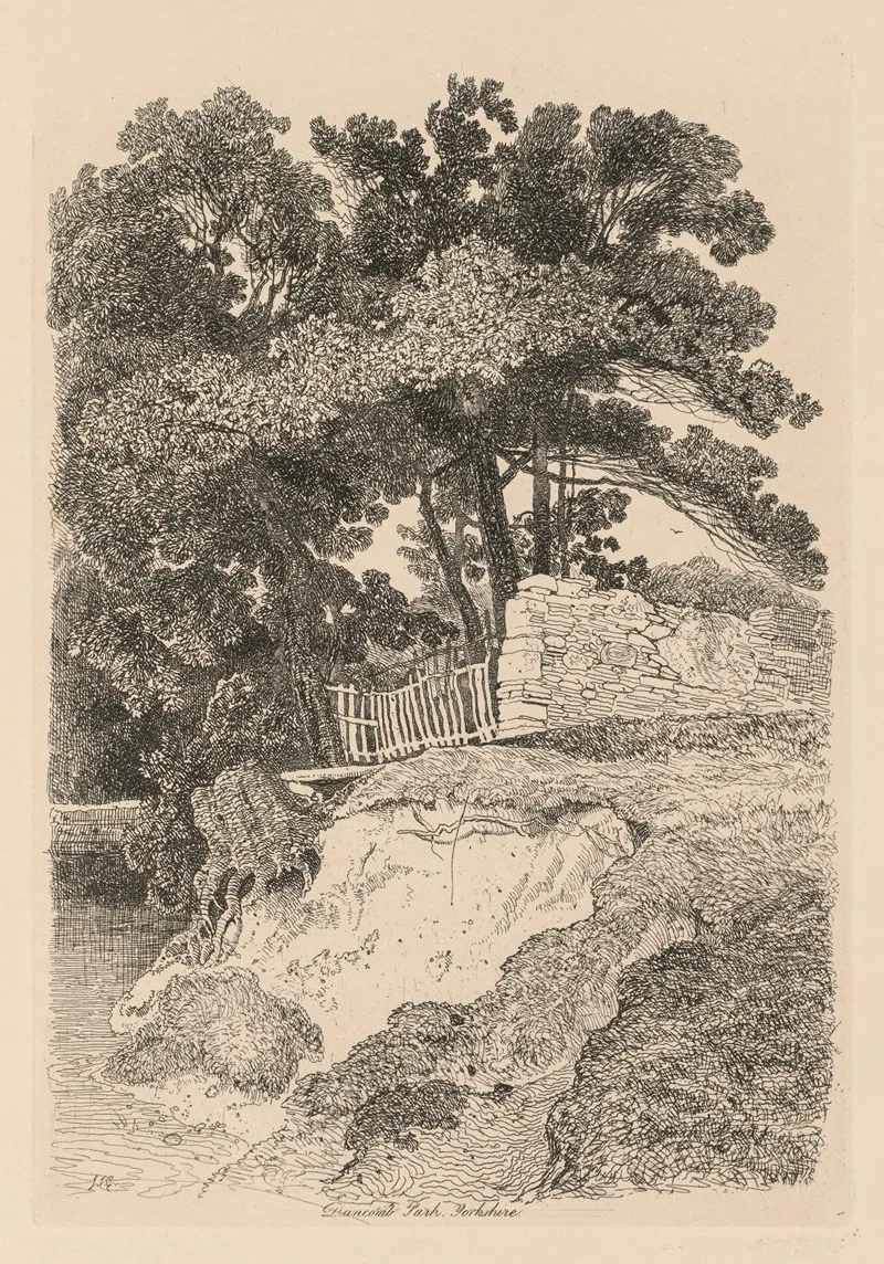 Duncomb Park Yorkshire No 5 Wall Art by John Sell Cotman - High-Resolution Digital Print