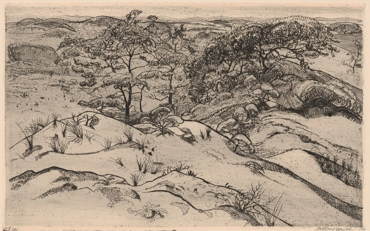 Dune Landscape 5 Wall Art by Willem Jansen - High-Resolution Digital Print