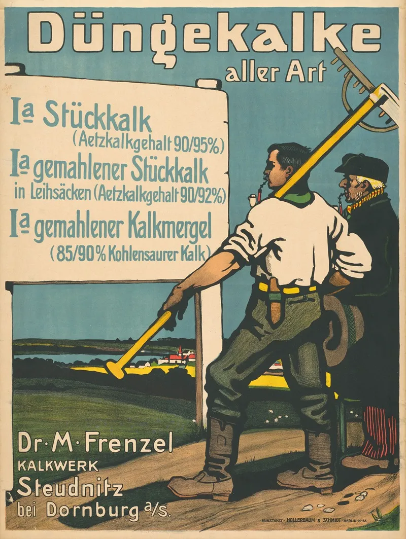 Dungekalke Aller Art Dr M Frenzel Kalkwek Steudnitz Bei Dornburg An Der Saale