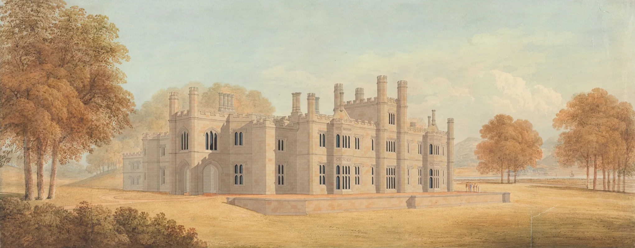 Dunmore Park Wall Art by William Wilkins - High-Resolution Digital Print