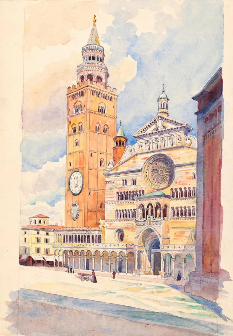 Duomo Cremona Wall Art by Julian Clarence Levi - High-Resolution Digital Print