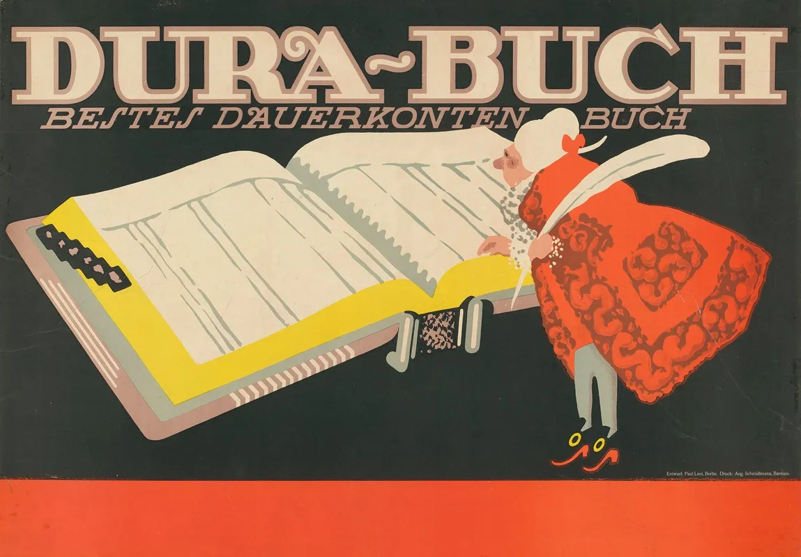 Dura Buch Dauerkonten Buch Wall Art by Paul Leni - High-Resolution Digital Print