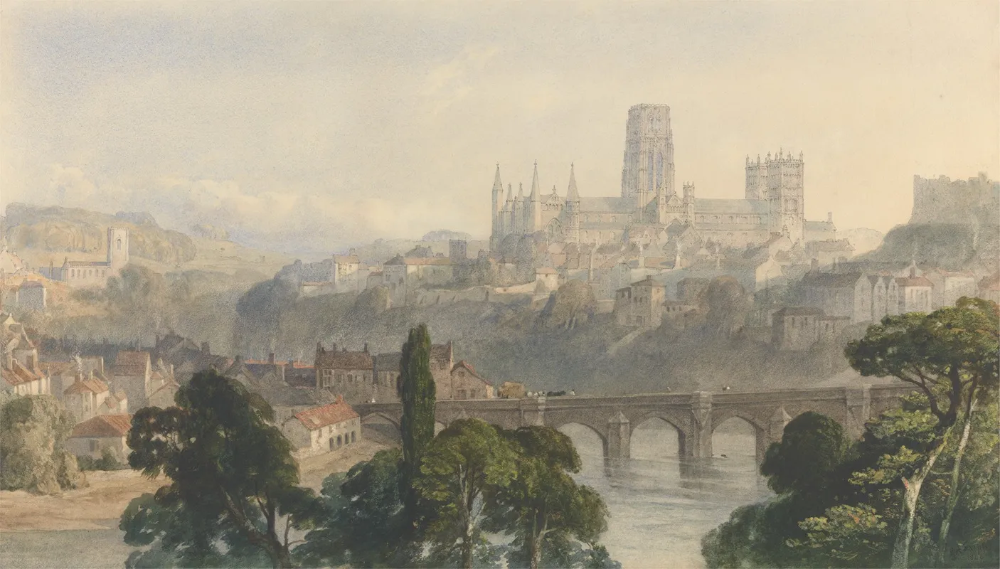 Durham Cathedral 4 Wall Art by George Arthur Fripp - High-Resolution Digital Print