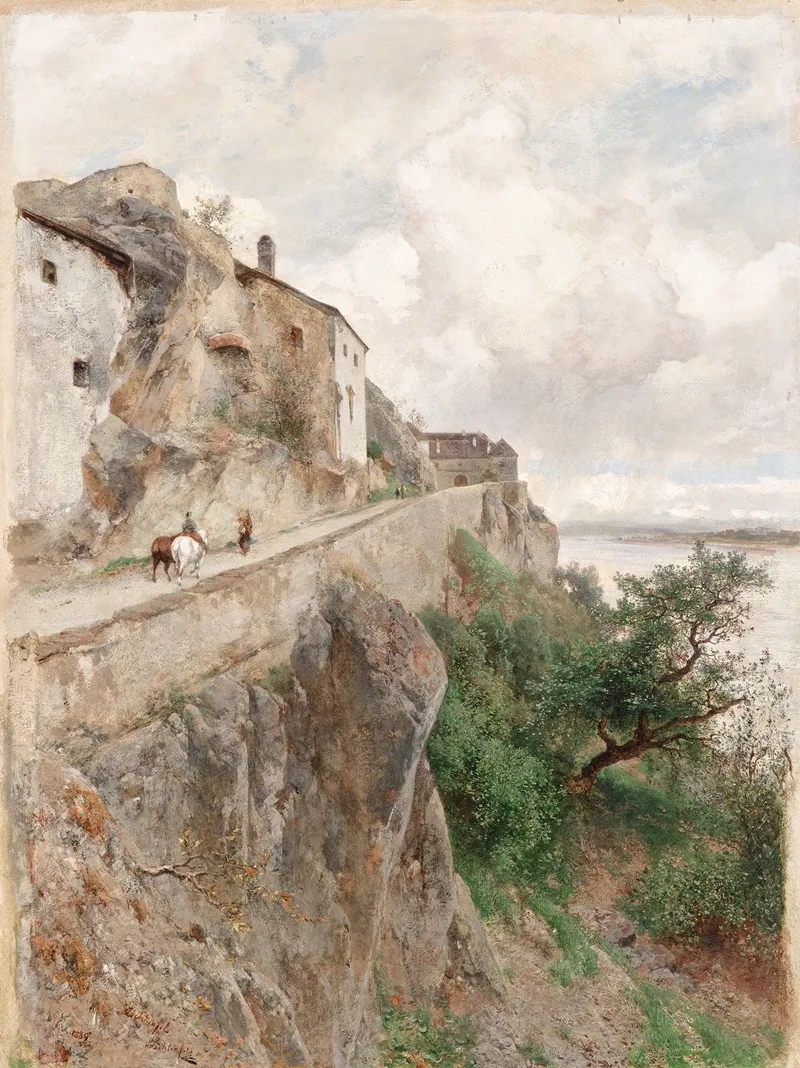 Durnstein Am Weg Zum Schloss