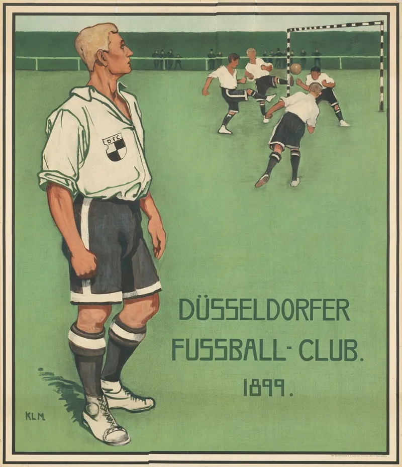 Dusseldorfer Fusball Club 1899 Wall Art by Vereinigte Kunstinstitute AG - High-Resolution Digital Print