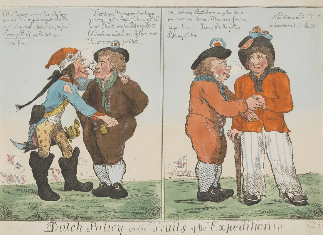 Dutch Policy Or The Fruits Of The Expedition Wall Art by John Cawse - High-Resolution Digital Print