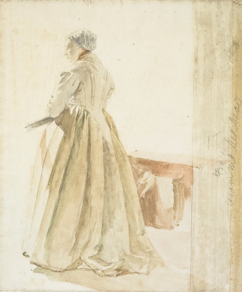 Dutch Woman As Seen From Behind