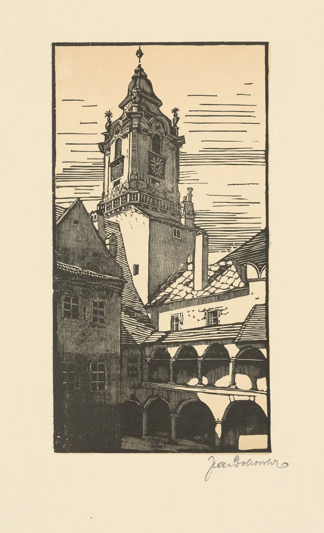 Dvor Starej Radnice Wall Art by Jaroslav Dobrovolský - High-Resolution Digital Print