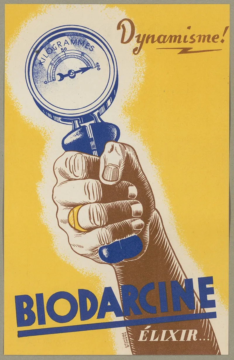 Dynamisme Biodarcine Wall Art by Laboratoire M. de Rive - High-Resolution Digital Print