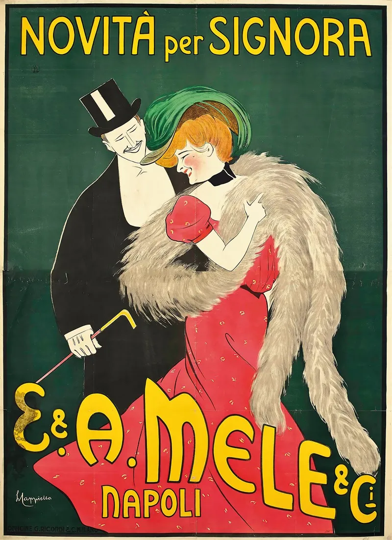E And A Mele And Ci Wall Art by Leonetto Cappiello - High-Resolution Digital Print