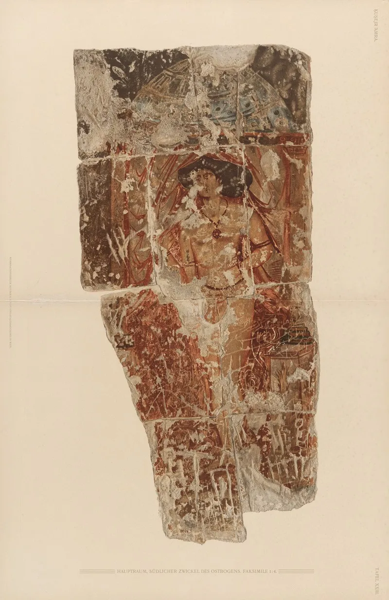 ḳuṣejr ʻamra Mit Einer Karte Von Arabia Petraea Pl 23