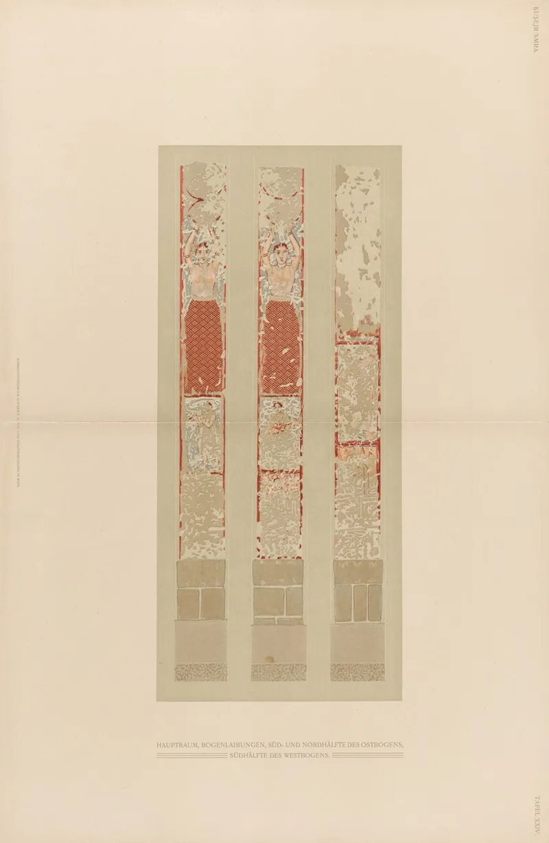 ḳuṣejr ʻamra Mit Einer Karte Von Arabia Petraea Pl 24
