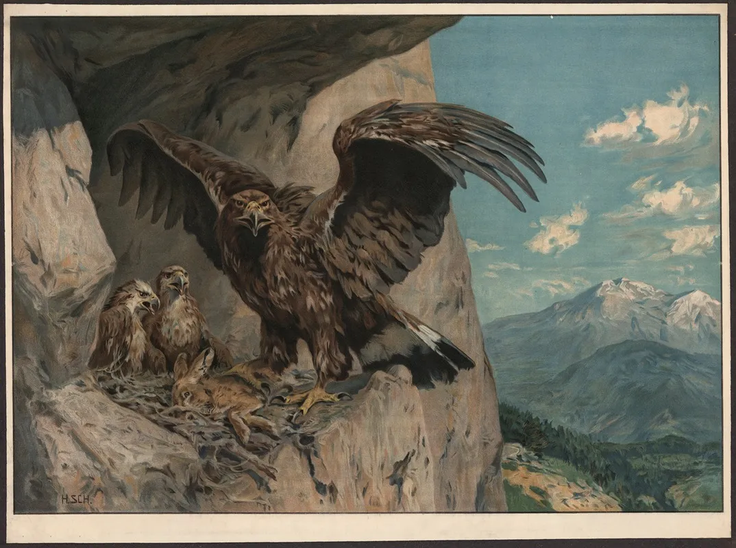 Eagle 3 Wall Art by Hans Schmidt - High-Resolution Digital Print