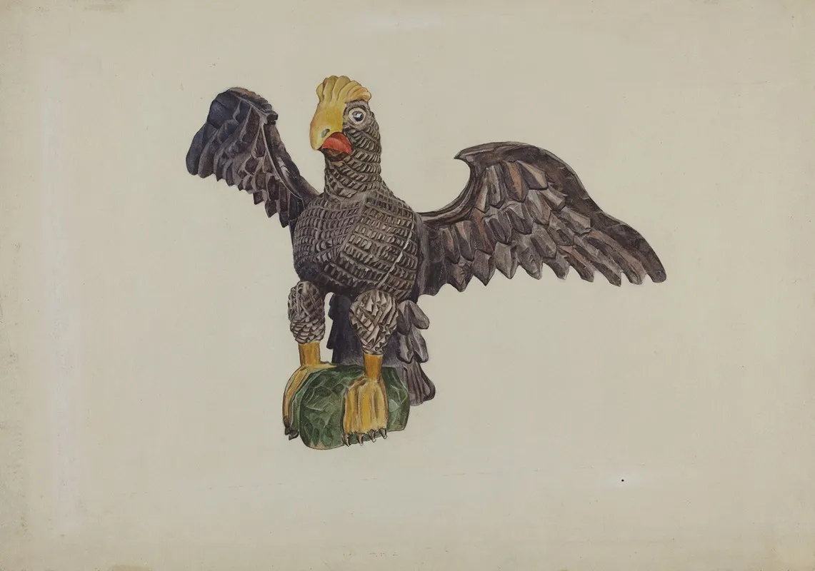 Eagle 5 Wall Art by Alice Domey - High-Resolution Digital Print