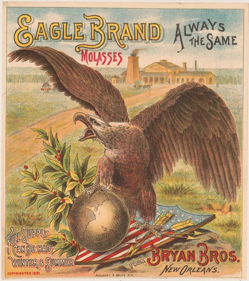 Eagle Brand Molasses Bryan Bros New Orleans Wall Art by Koeckert &amp; Walle - High-Resolution Digital Print